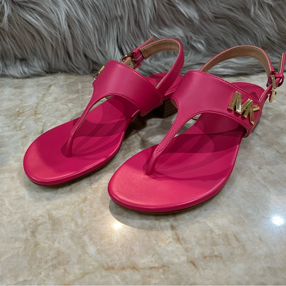 Michael Michael Kors Women’s Jilly T-Strap Dress Sandals. New - Picture 8 of 9